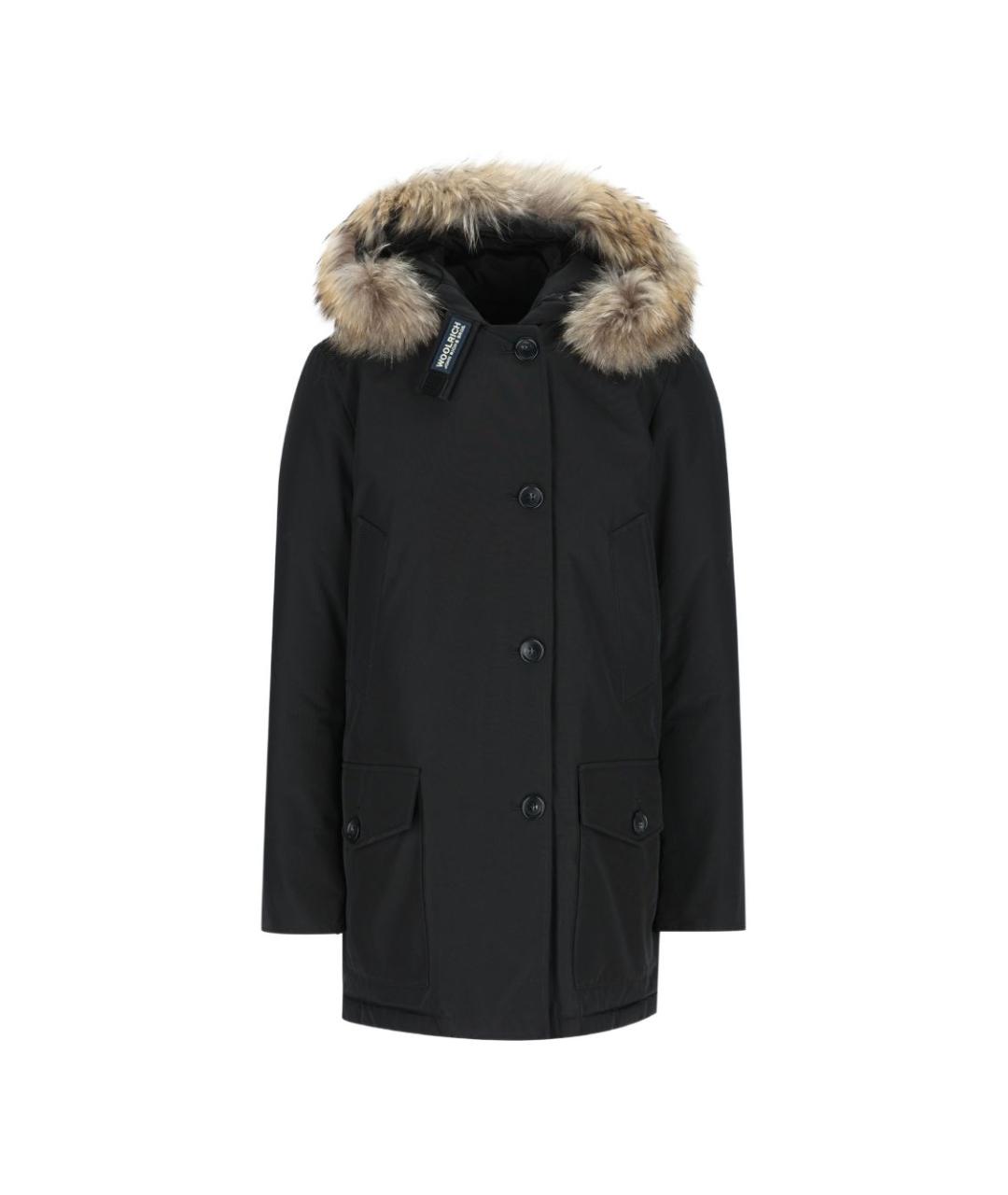 WOOLRICH Черная хлопковая парка, фото 1