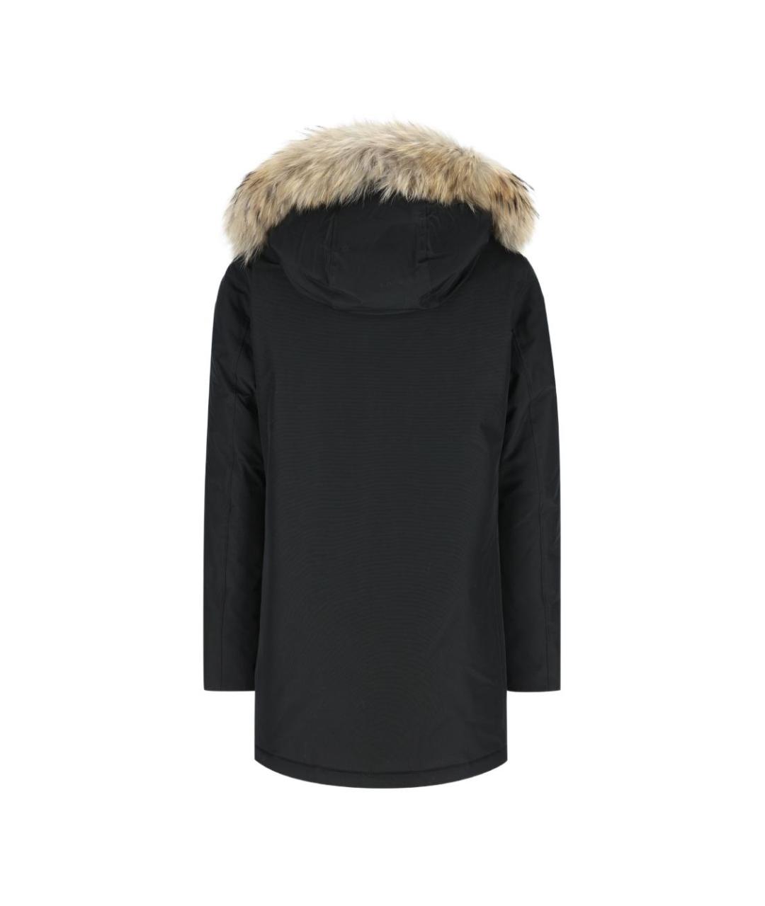 WOOLRICH Черная хлопковая парка, фото 2