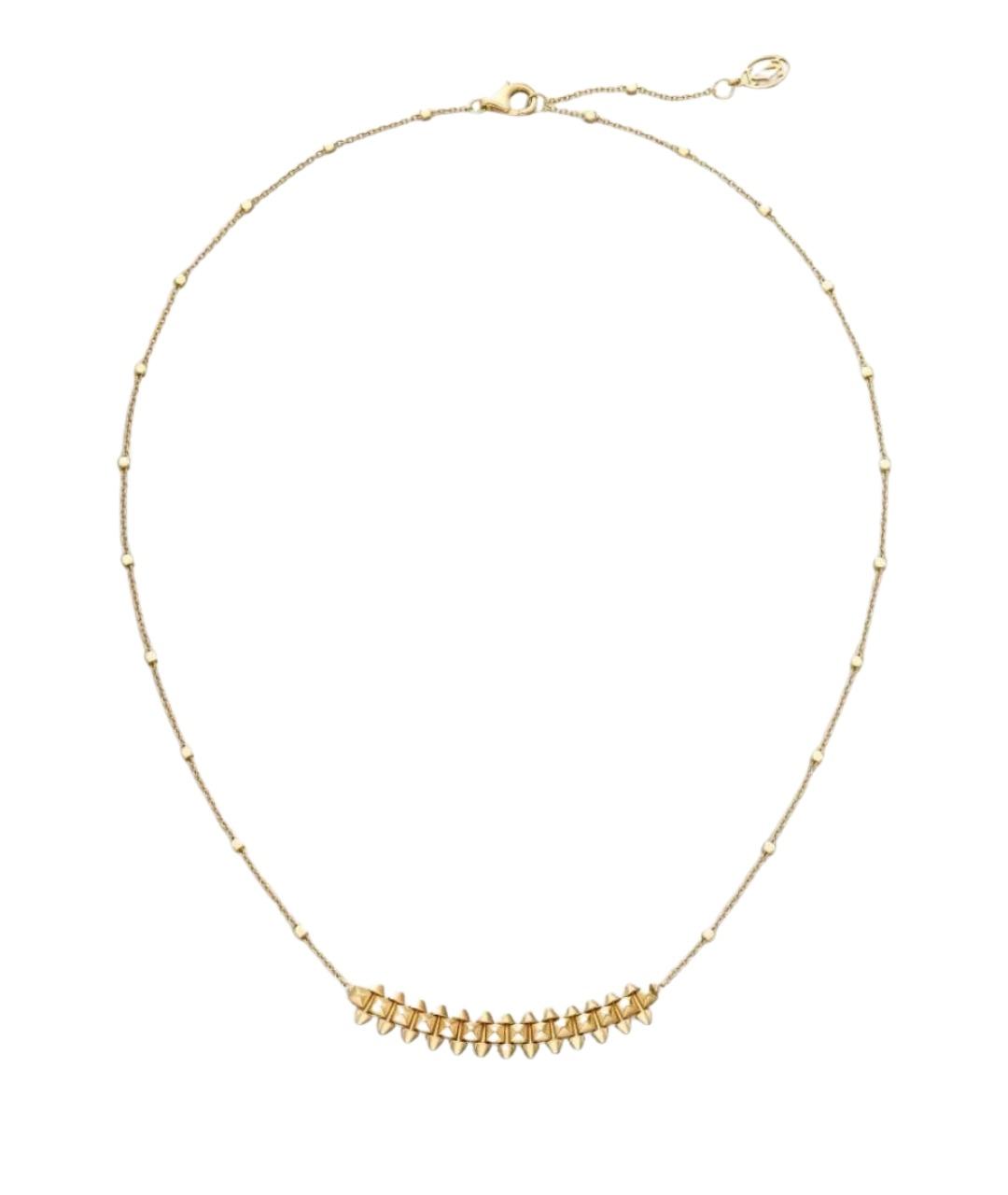 CARTIER Золотое колье из желтого золота, фото 1