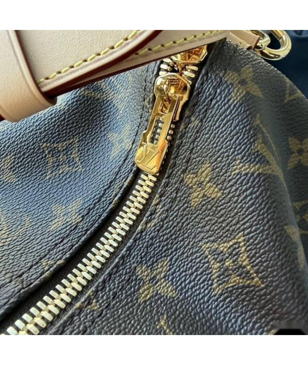 LOUIS VUITTON Коричневая дорожная/спортивная сумка из канвы, фото 2