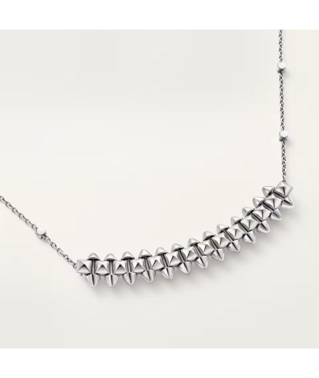 CARTIER Серебряное колье из белого золота, фото 3