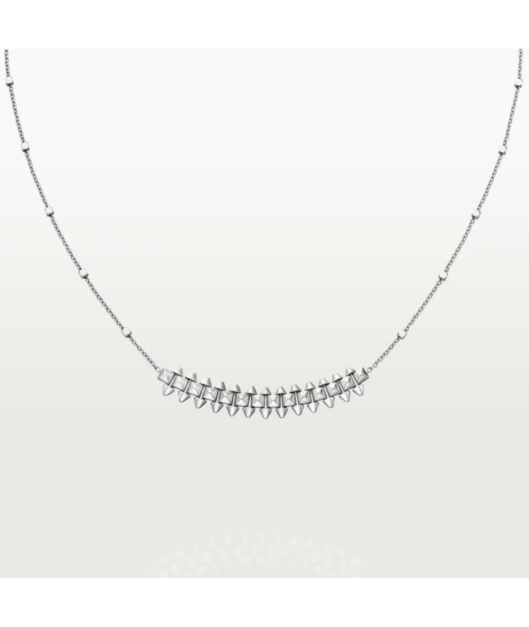 CARTIER Серебряное колье из белого золота, фото 2