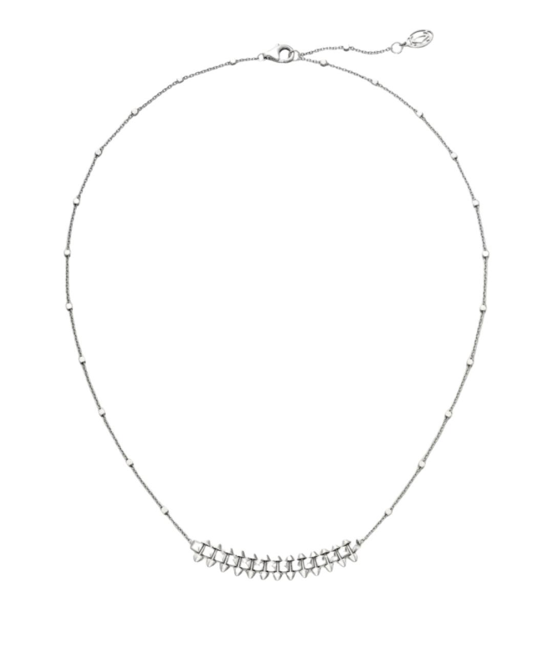 CARTIER Серебряное колье из белого золота, фото 1