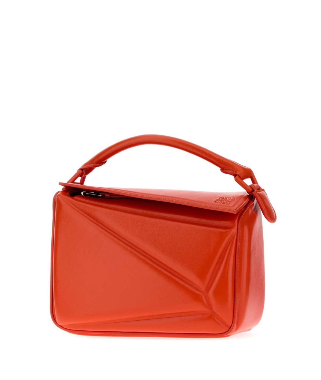 LOEWE Оранжевая кожаная сумка через плечо, фото 2
