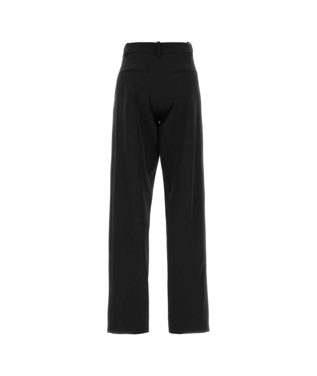 ISABEL MARANT Черные шерстяные прямые брюки, фото 2