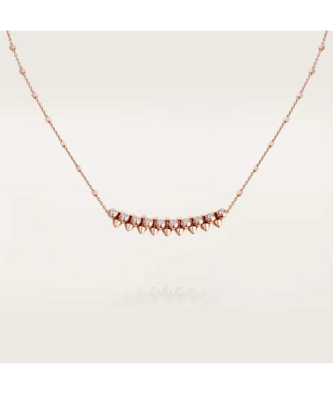 CARTIER Розовое колье из розового золота, фото 4