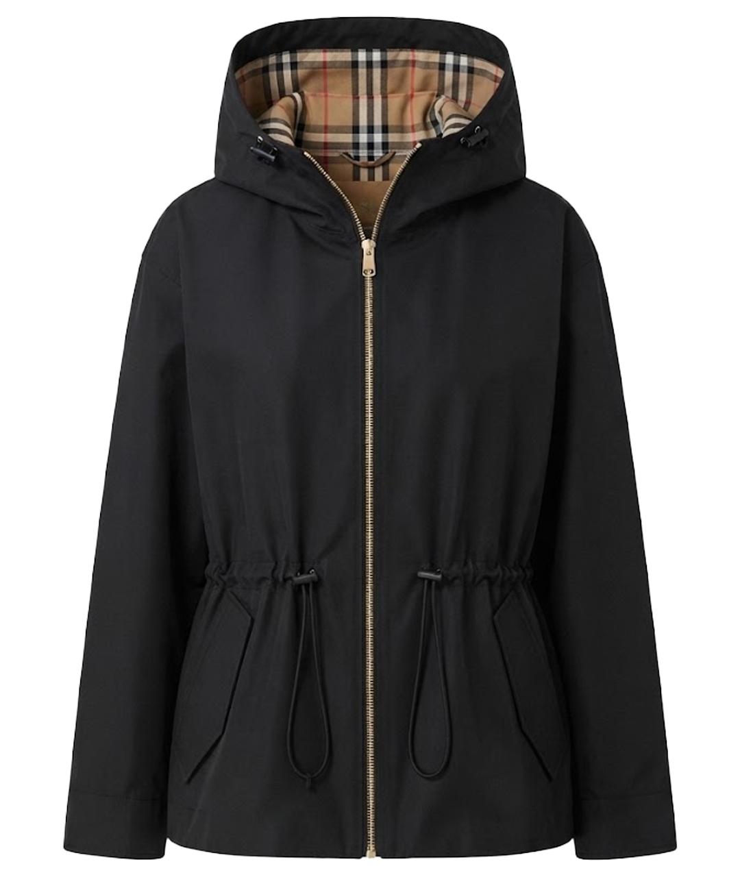 BURBERRY Черная купровая куртка, фото 1