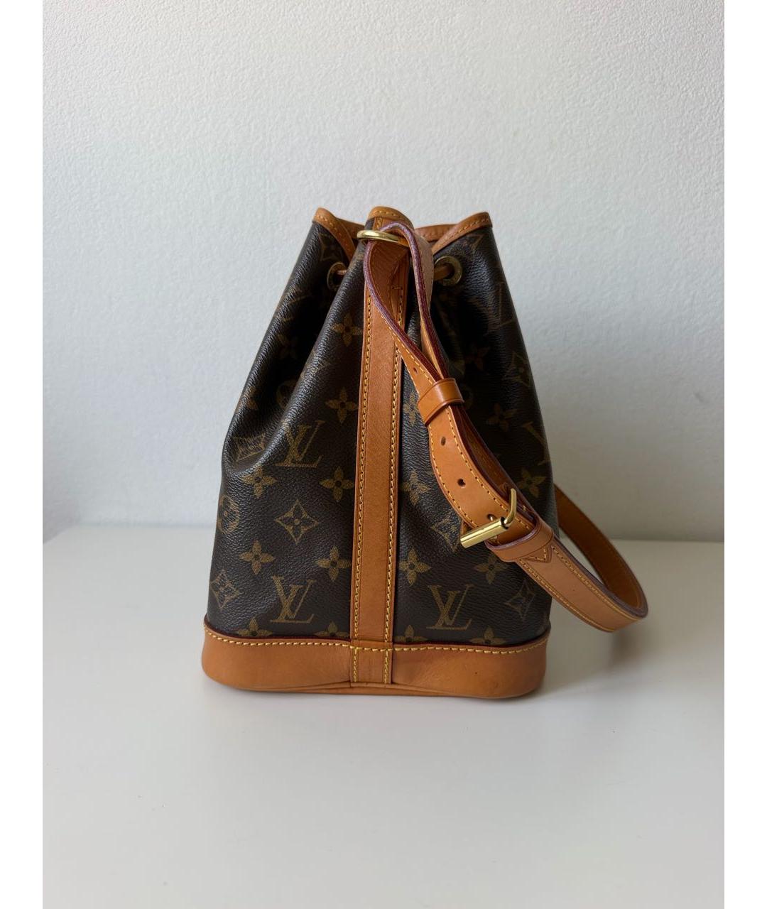 LOUIS VUITTON Коричневая сумка тоут из канвы, фото 3