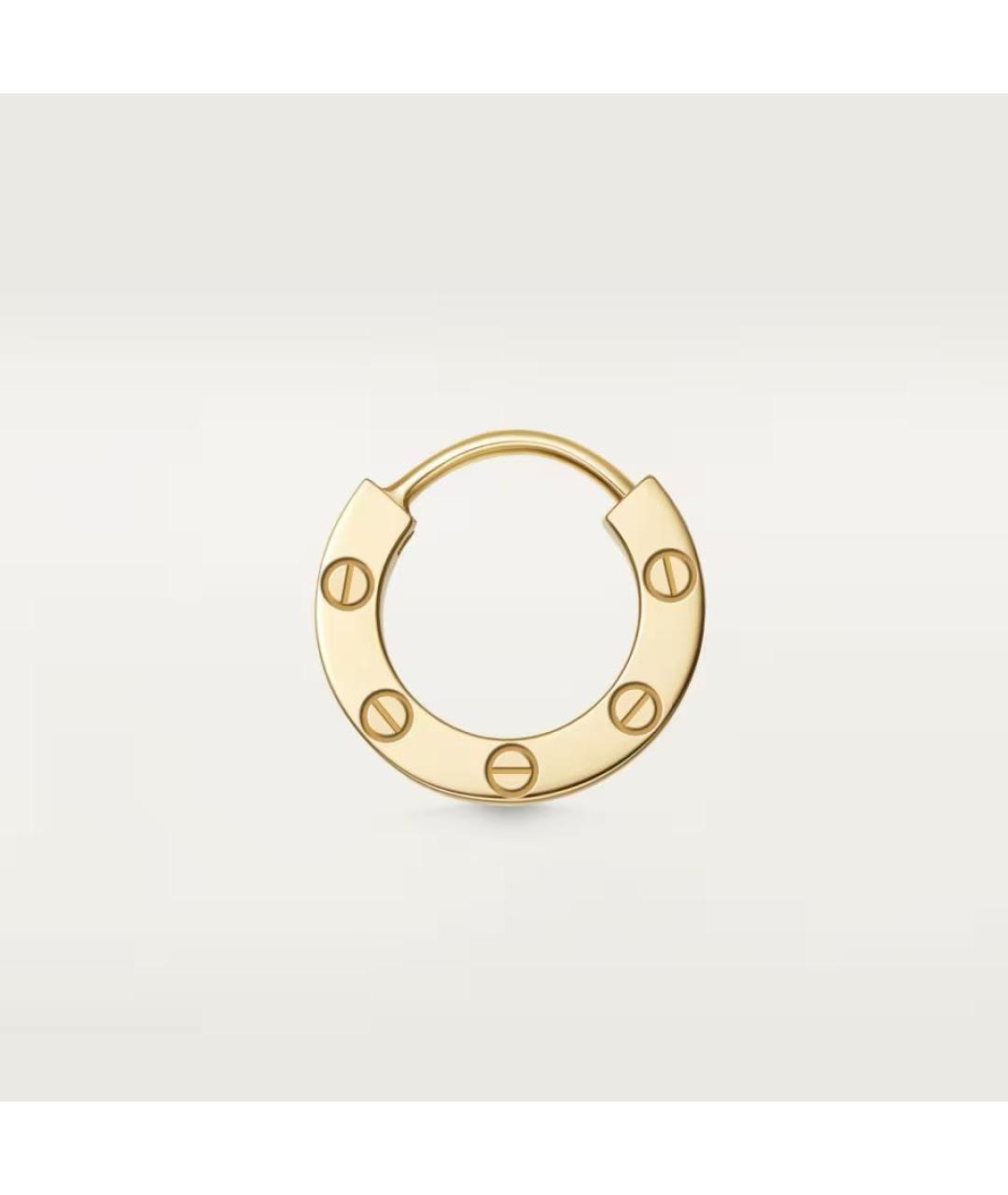 CARTIER Золотые серьги из желтого золота, фото 6