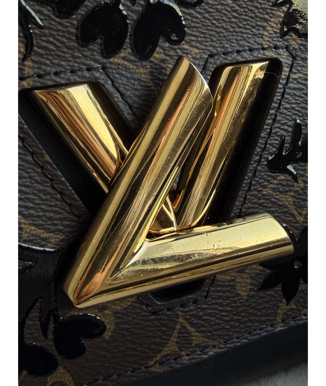 LOUIS VUITTON Коричневая сумка через плечо из канвы, фото 7