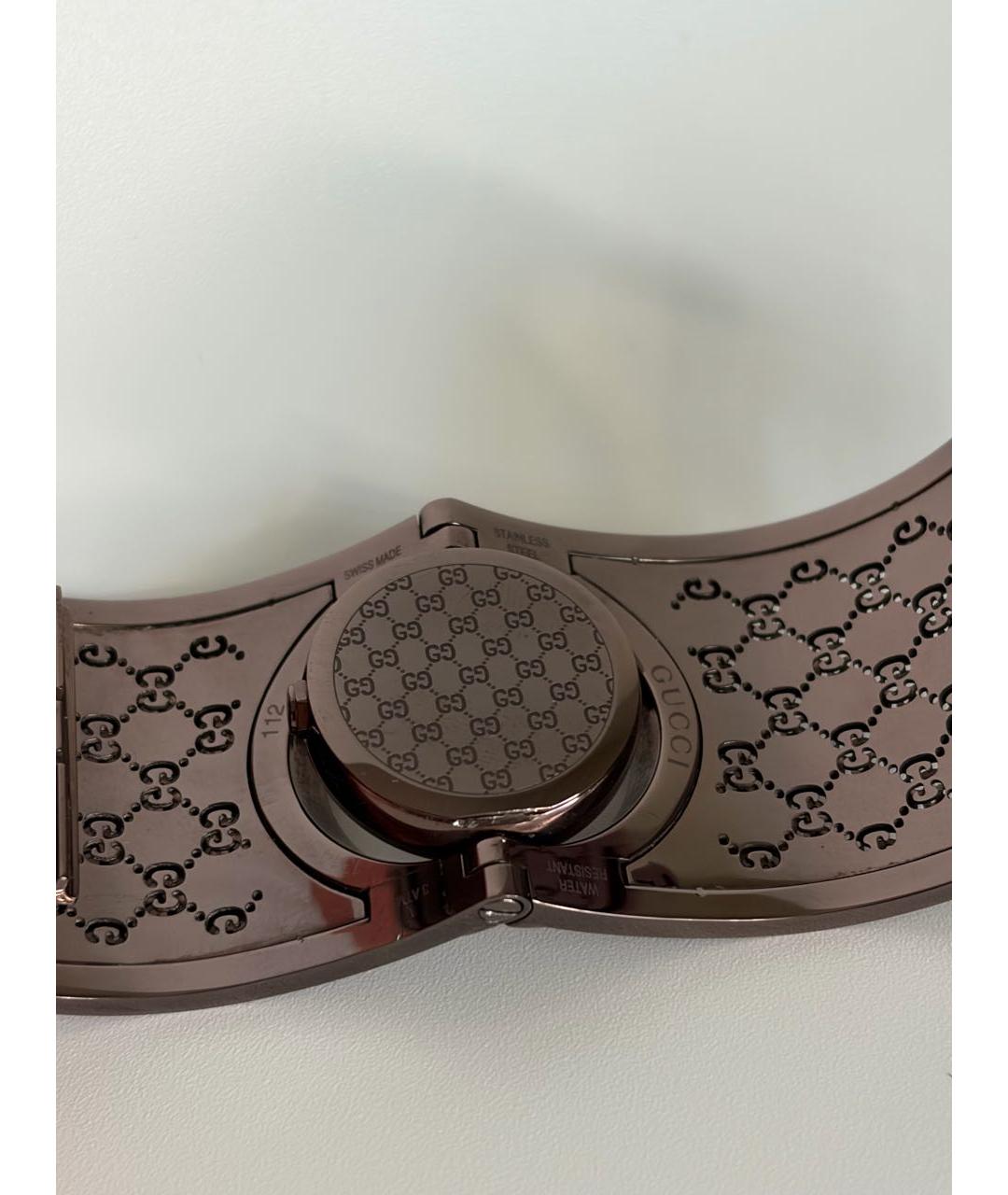 GUCCI Серебряные стальные часы, фото 6