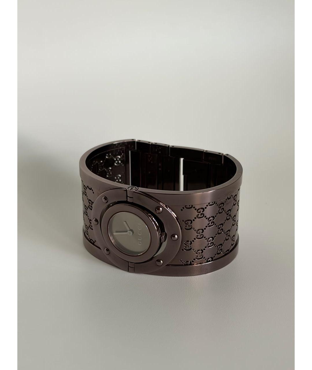 GUCCI Серебряные стальные часы, фото 2