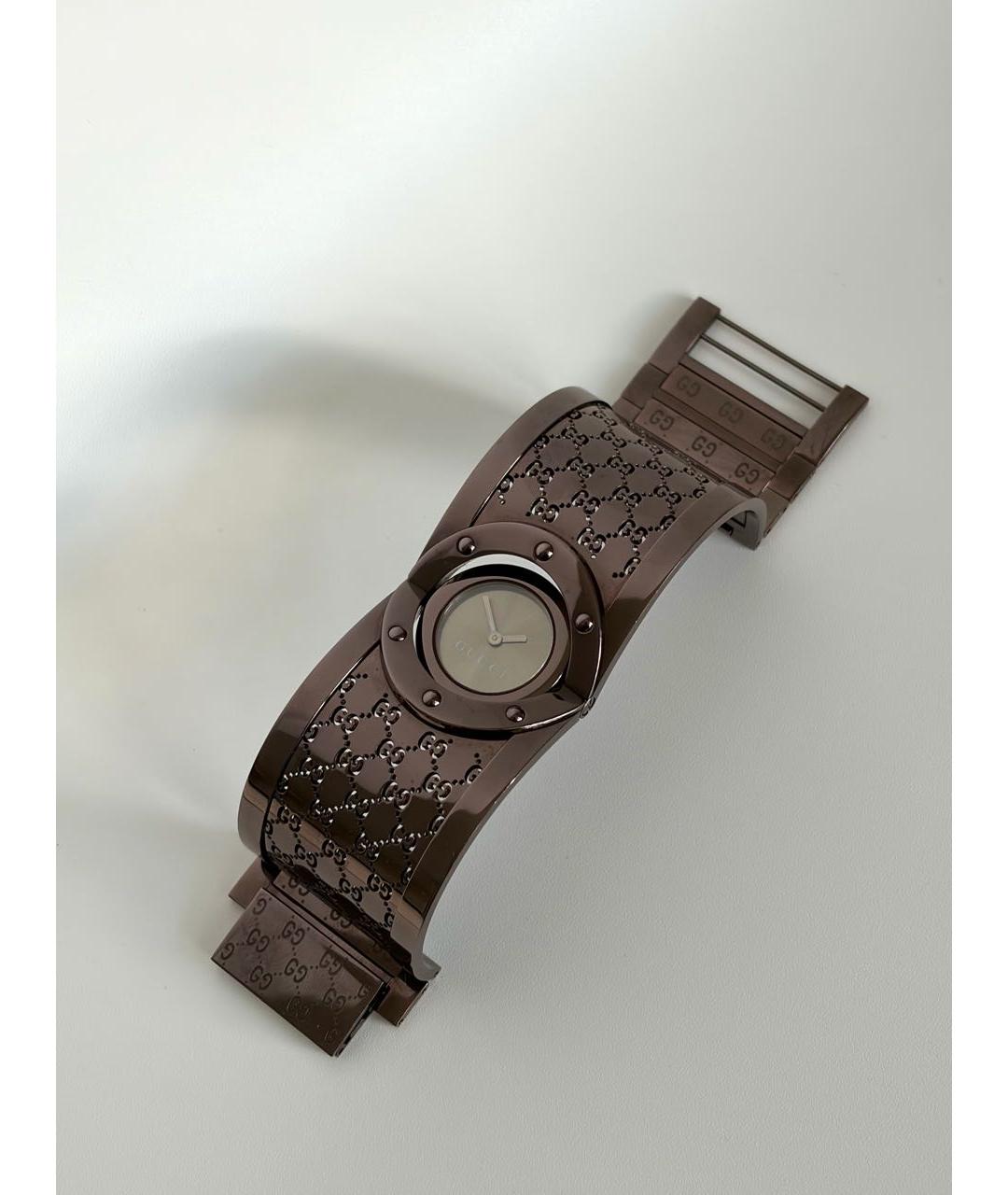 GUCCI Серебряные стальные часы, фото 4