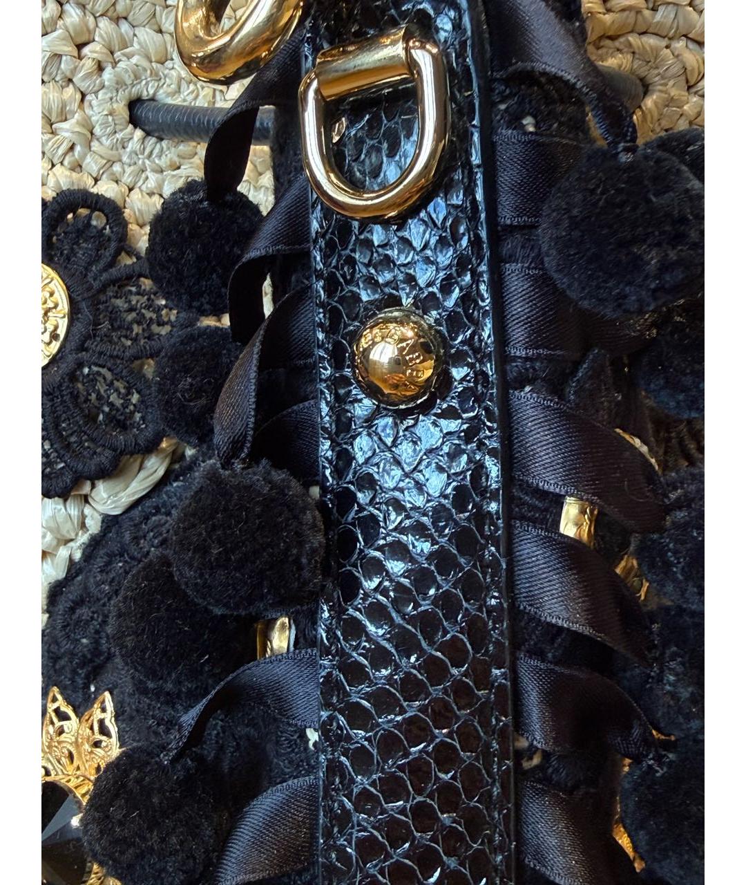 DOLCE&GABBANA Бежевая плетеная сумка через плечо, фото 8