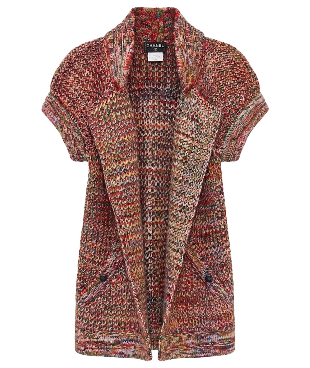 CHANEL Мульти шерстяная жилетка, фото 1