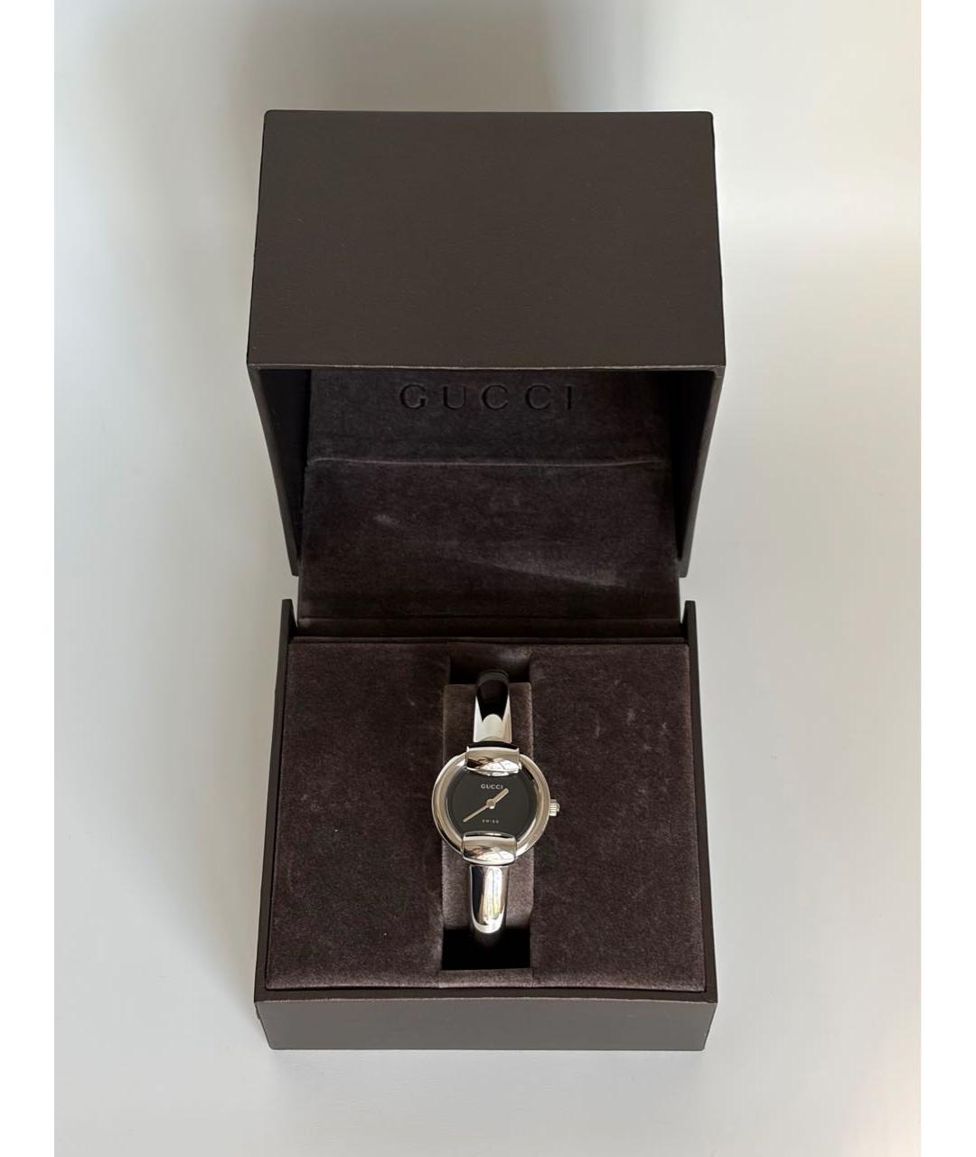 GUCCI Серебряные часы, фото 5