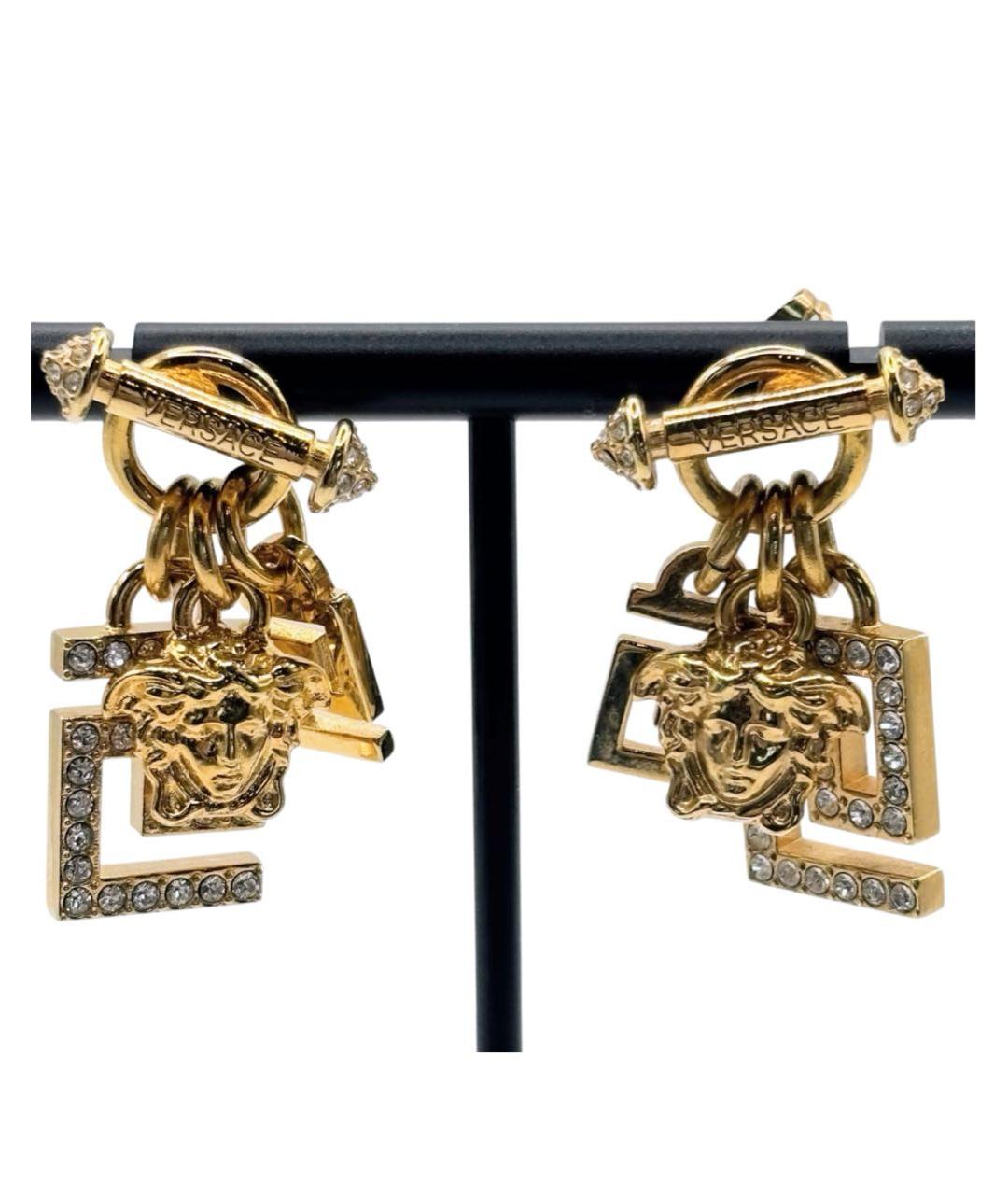 VERSACE Золотые серьги, фото 3