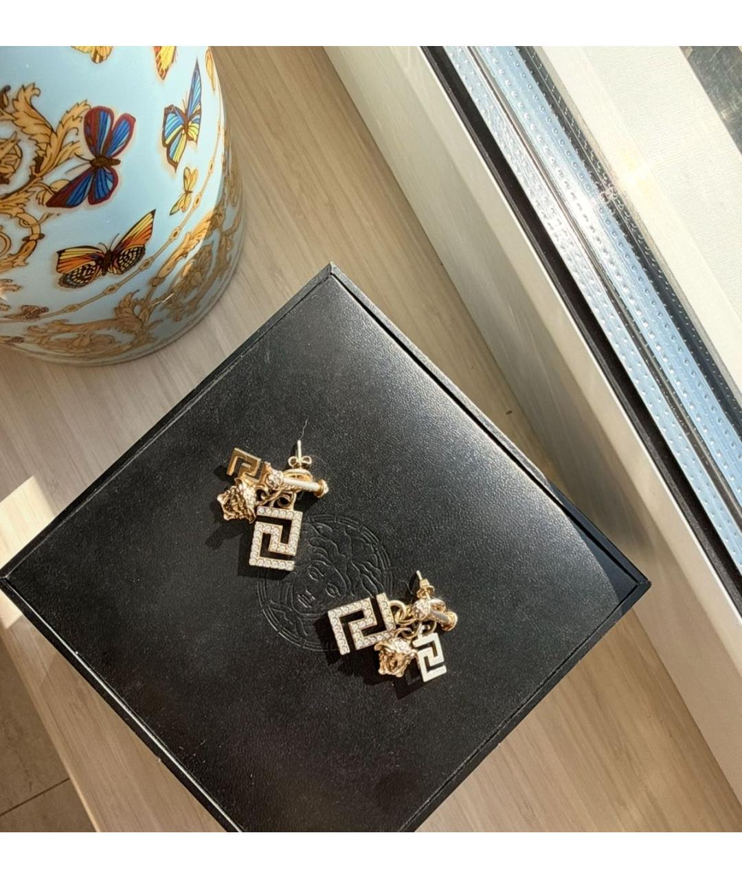 VERSACE Золотые серьги, фото 6