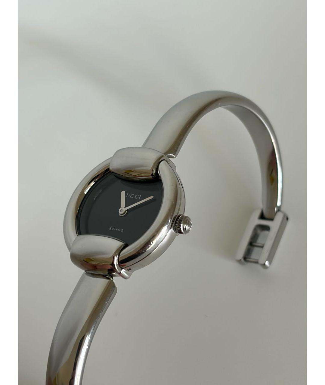 GUCCI Серебряные часы, фото 2