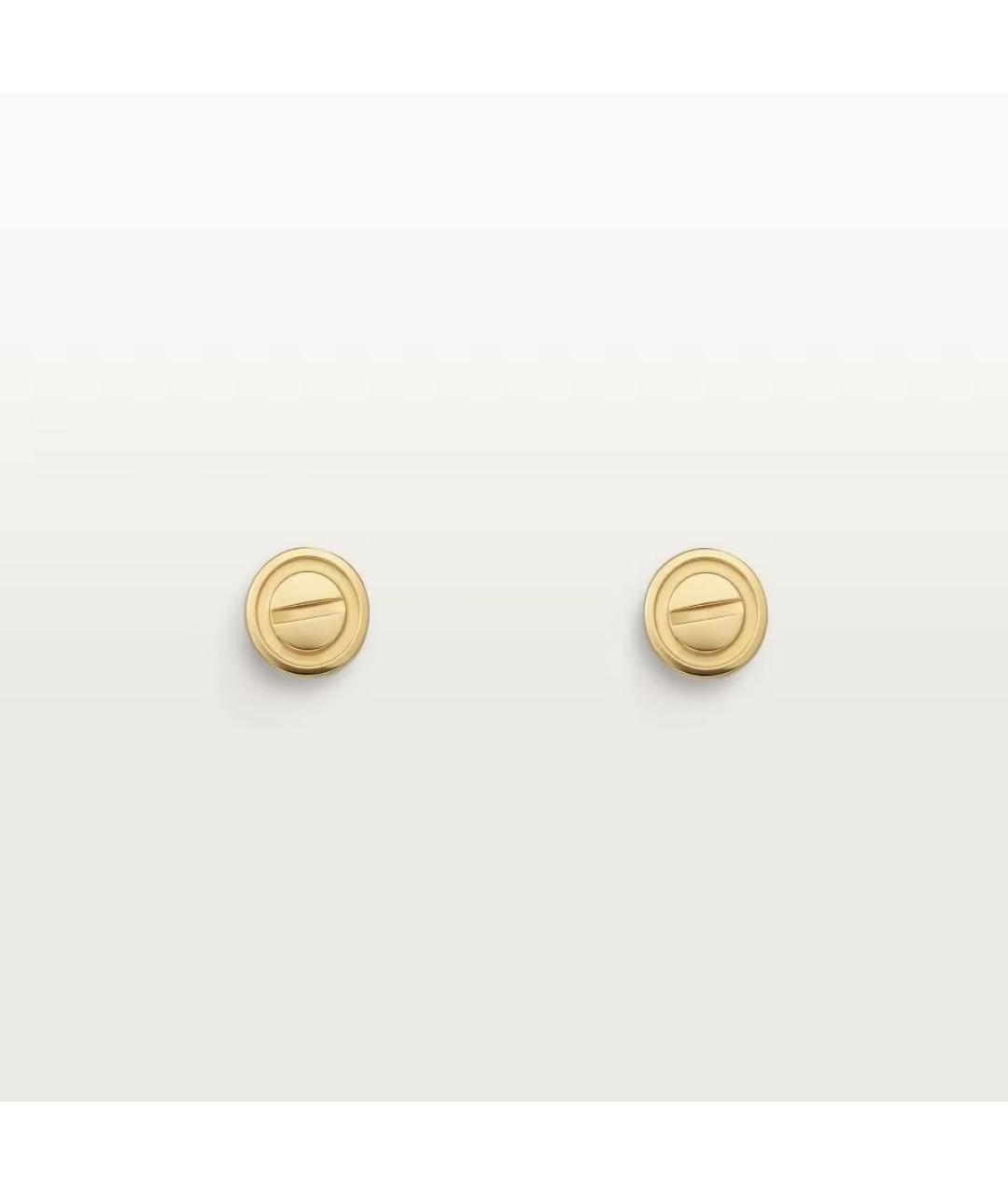 CARTIER Золотые серьги из желтого золота, фото 6