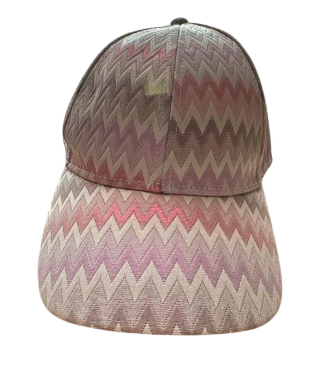 MISSONI Розовая синтетическая кепка, фото 1