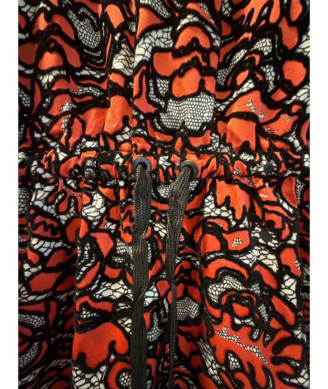 LOUIS VUITTON Красное хлопковое повседневное платье, фото 4