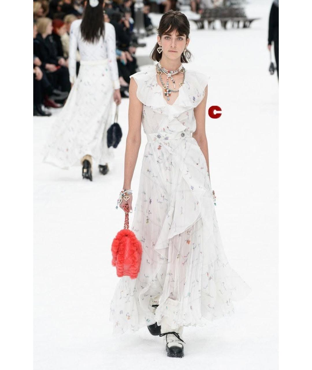 CHANEL Бежевое шелковое коктейльное платье, фото 6