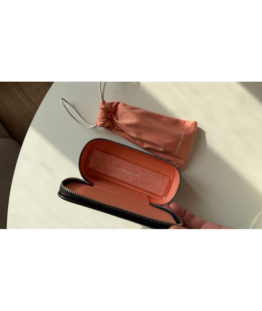 ACNE STUDIOS Черные пластиковые солнцезащитные очки, фото 7