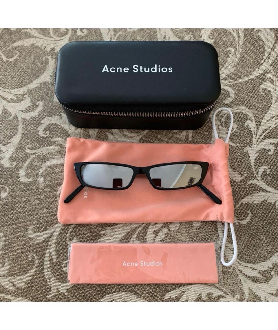 ACNE STUDIOS Черные пластиковые солнцезащитные очки, фото 4