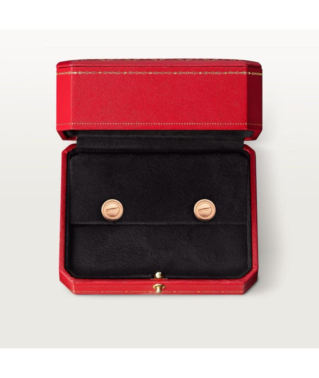 CARTIER Розовые серьги из розового золота, фото 6