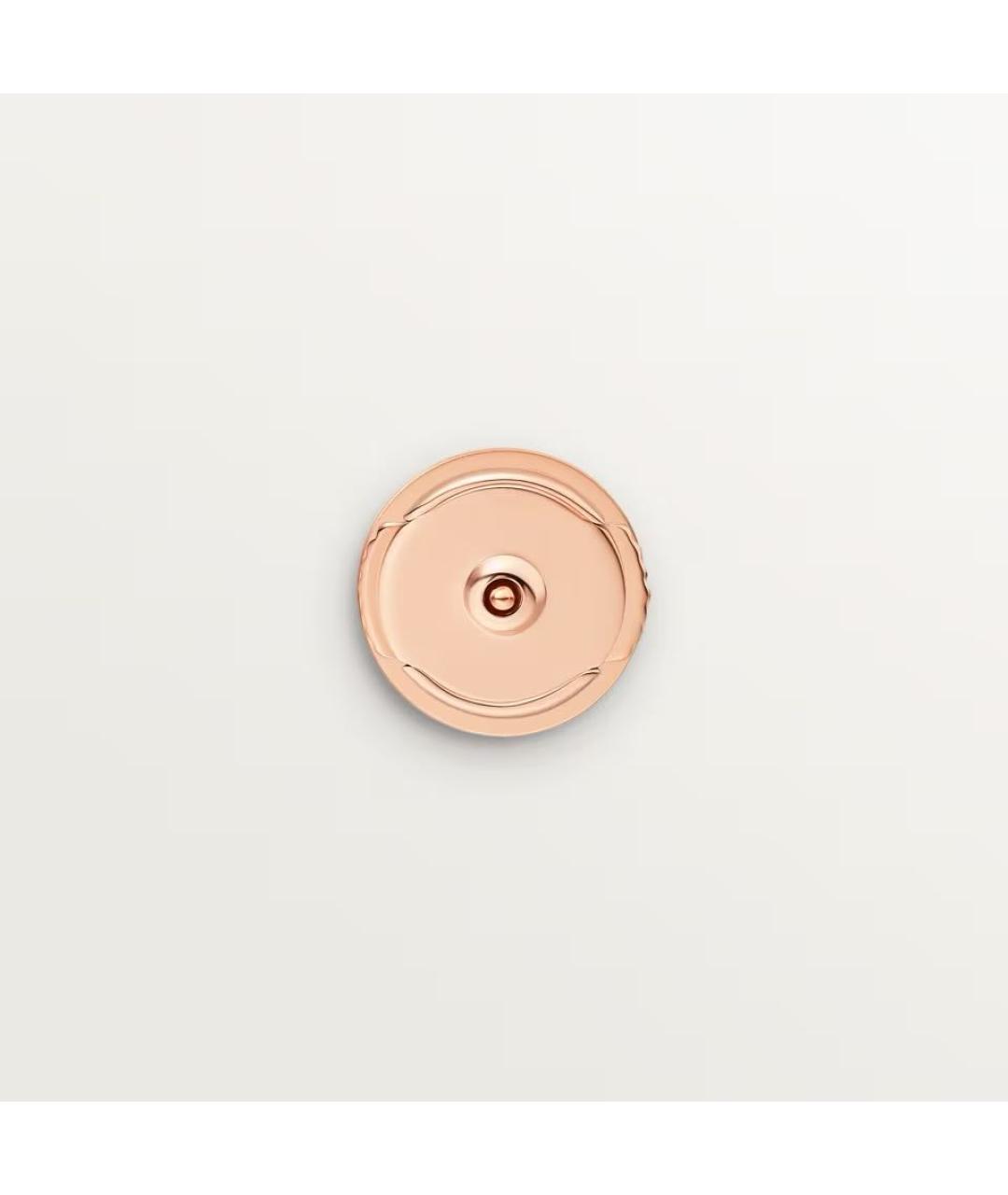 CARTIER Розовые серьги из розового золота, фото 3