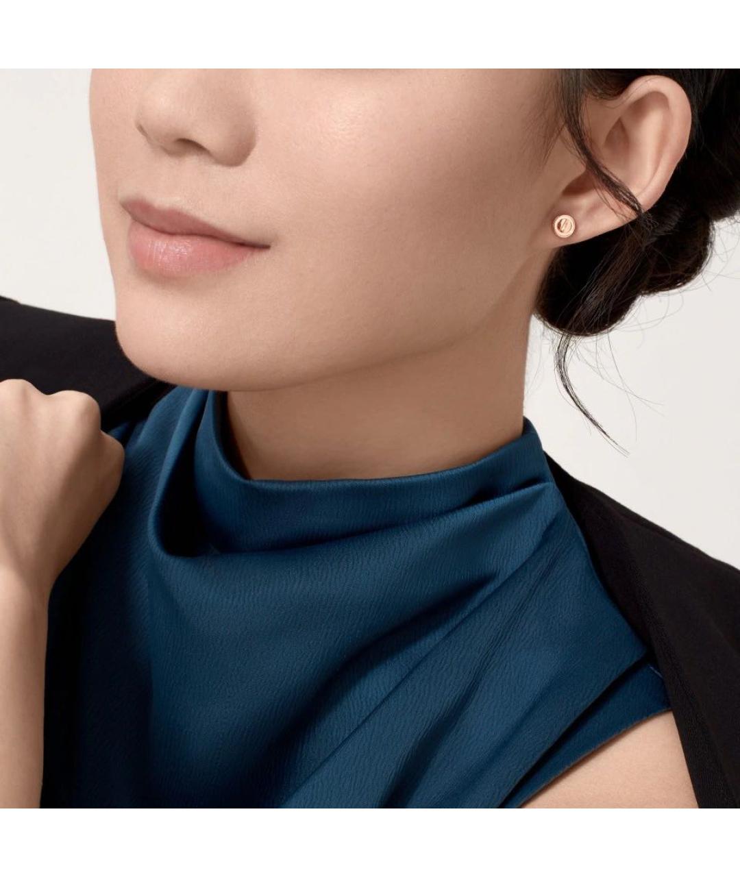CARTIER Розовые серьги из розового золота, фото 5