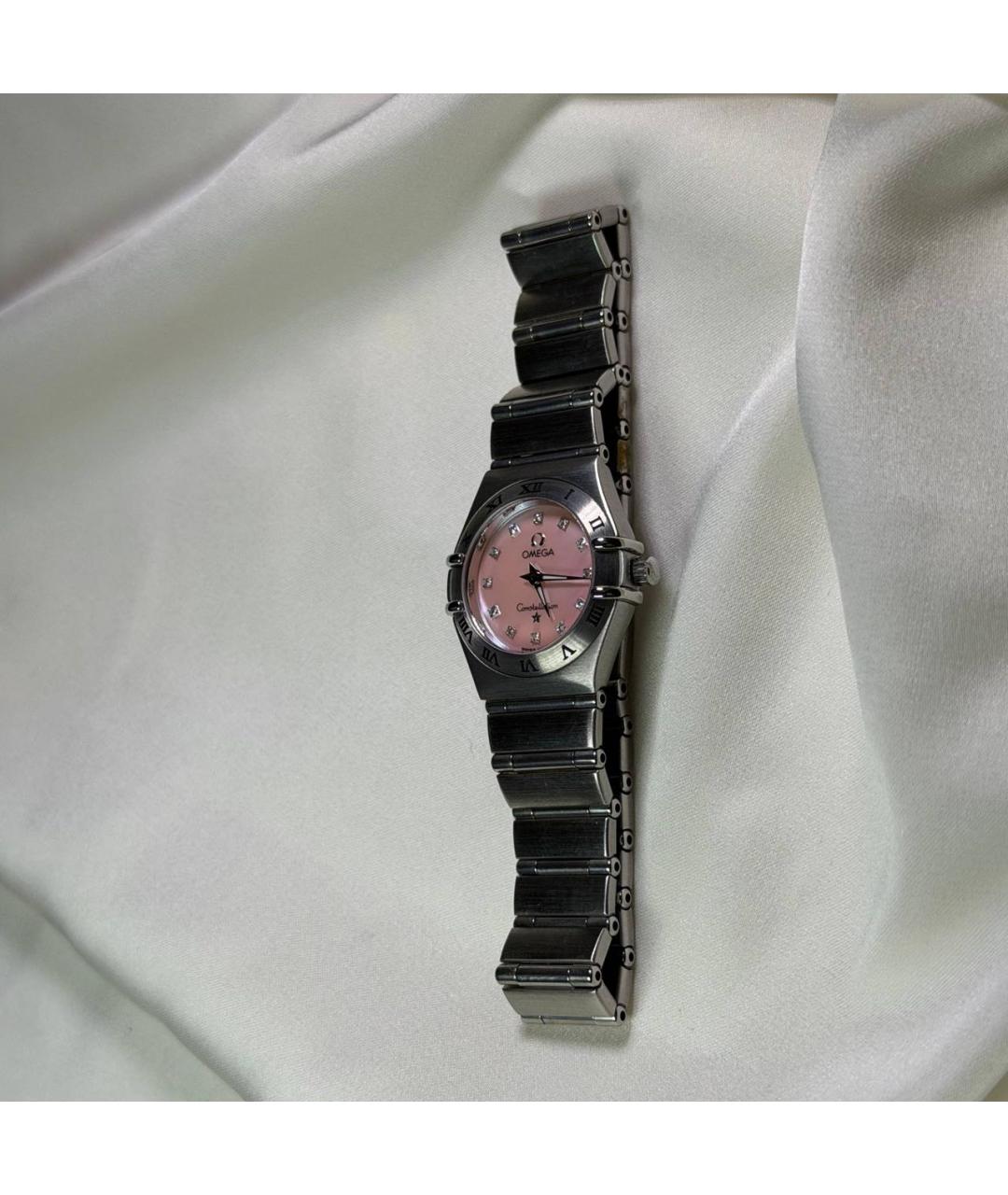OMEGA Серебряные часы, фото 6