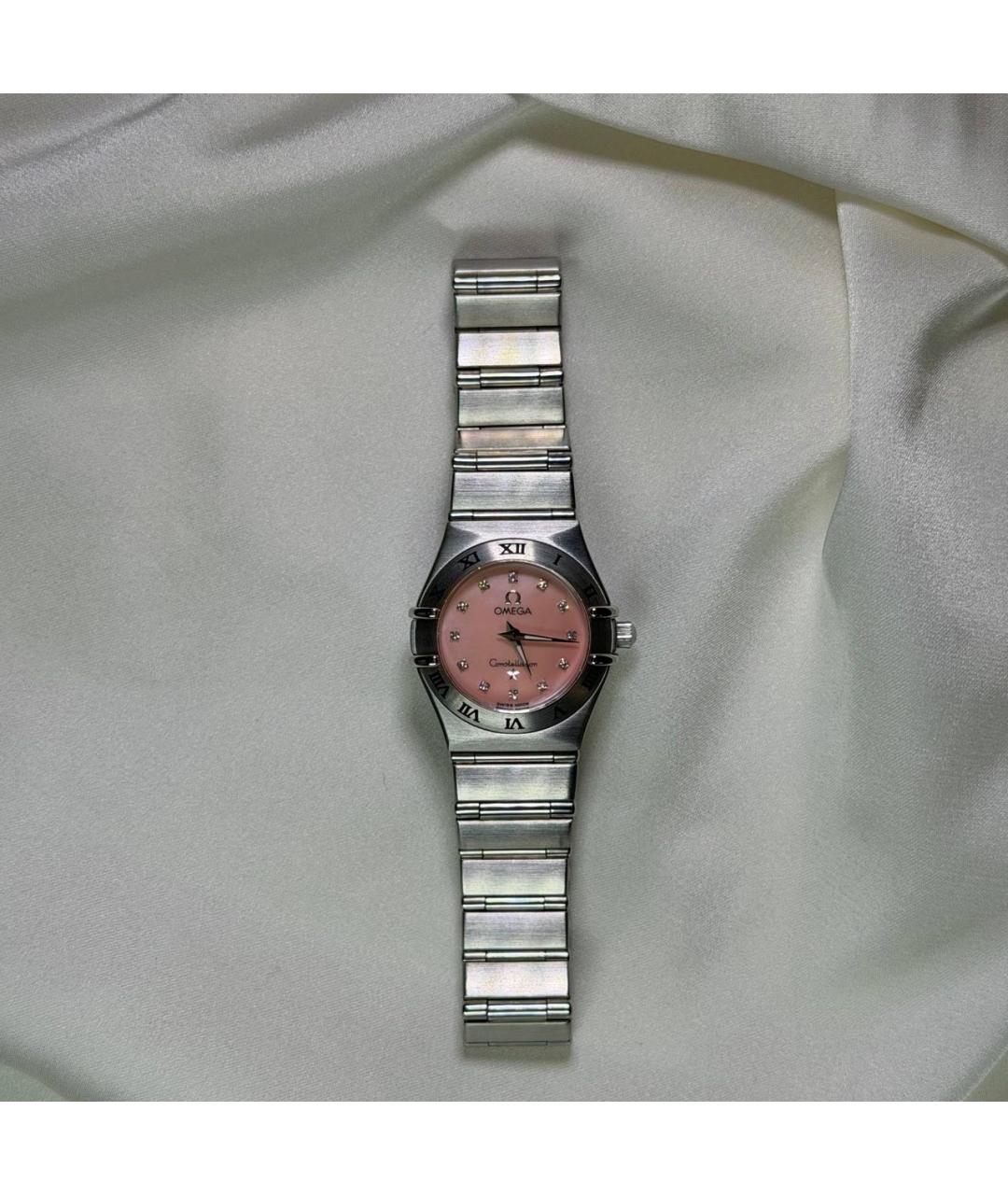 OMEGA Серебряные часы, фото 9