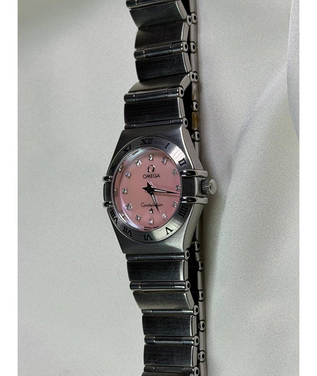 OMEGA Серебряные часы, фото 4