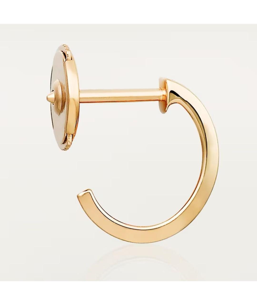 CARTIER Золотые серьги из желтого золота, фото 4