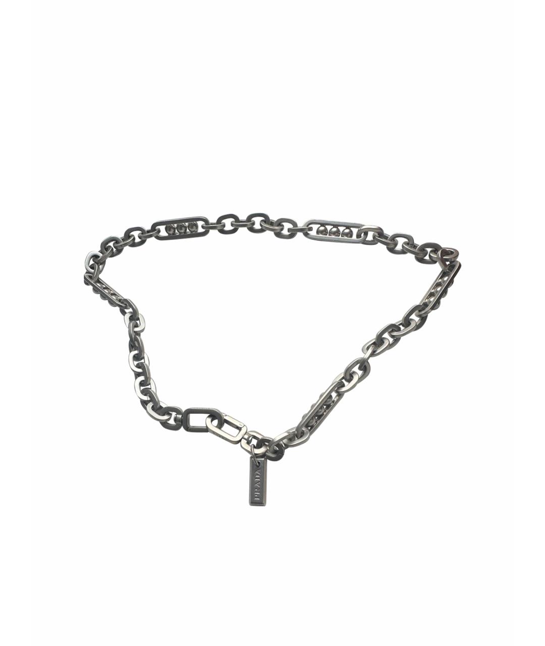 PRADA Серебряная латунная цепочка/подвеска, фото 1