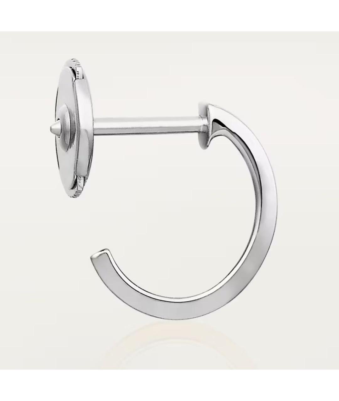 CARTIER Серебряные серьги из белого золота, фото 4
