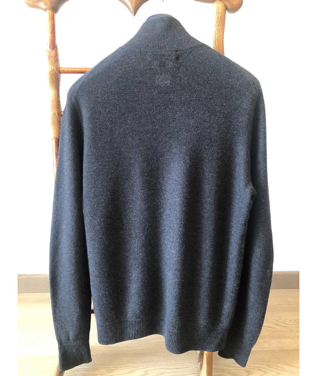 BURBERRY Серый кашемировый джемпер / свитер, фото 2