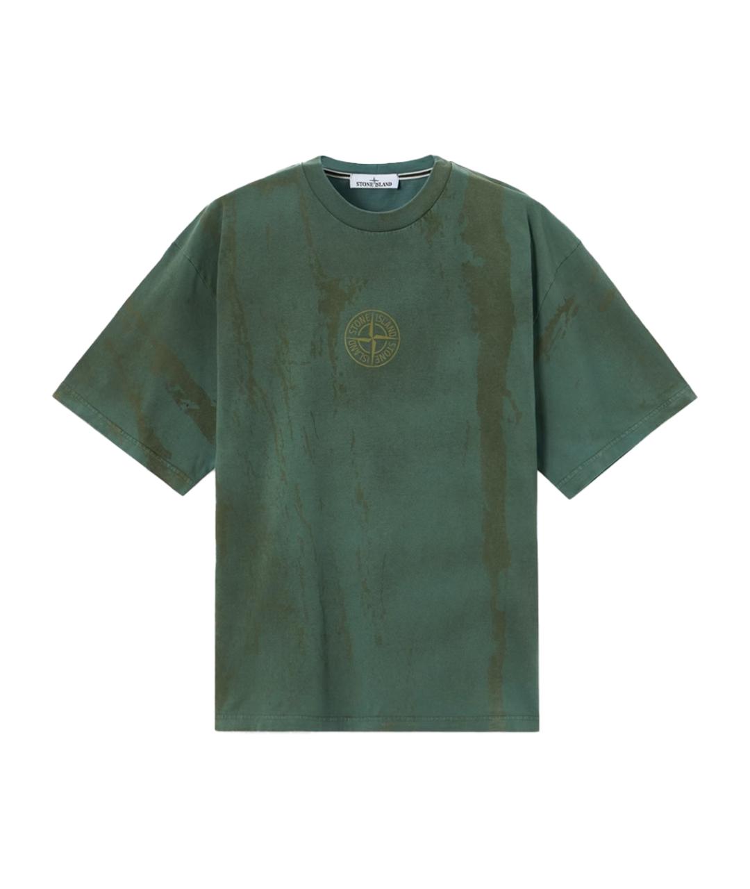 STONE ISLAND Хлопковая футболка, фото 1