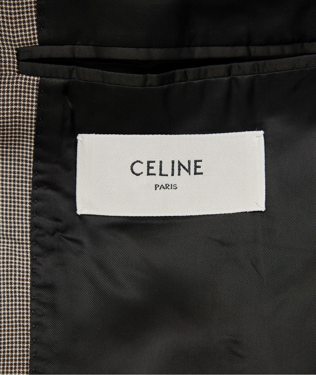 CELINE Коричневый шерстяной костюм с юбками, фото 3