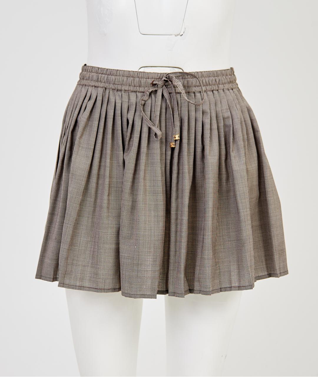 CELINE Коричневый шерстяной костюм с юбками, фото 5