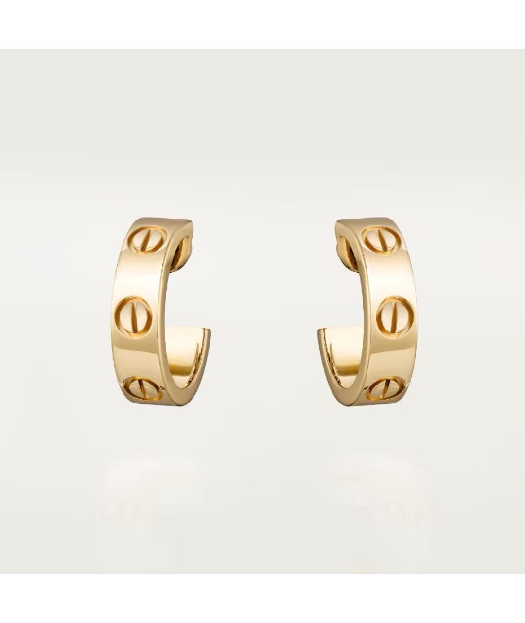 CARTIER Золотые серьги из желтого золота, фото 7