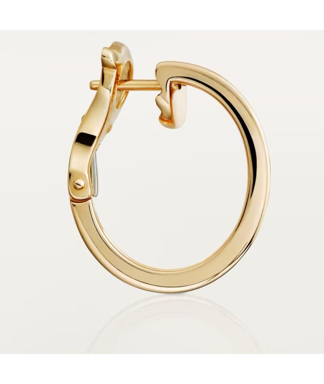 CARTIER Золотые серьги из желтого золота, фото 4