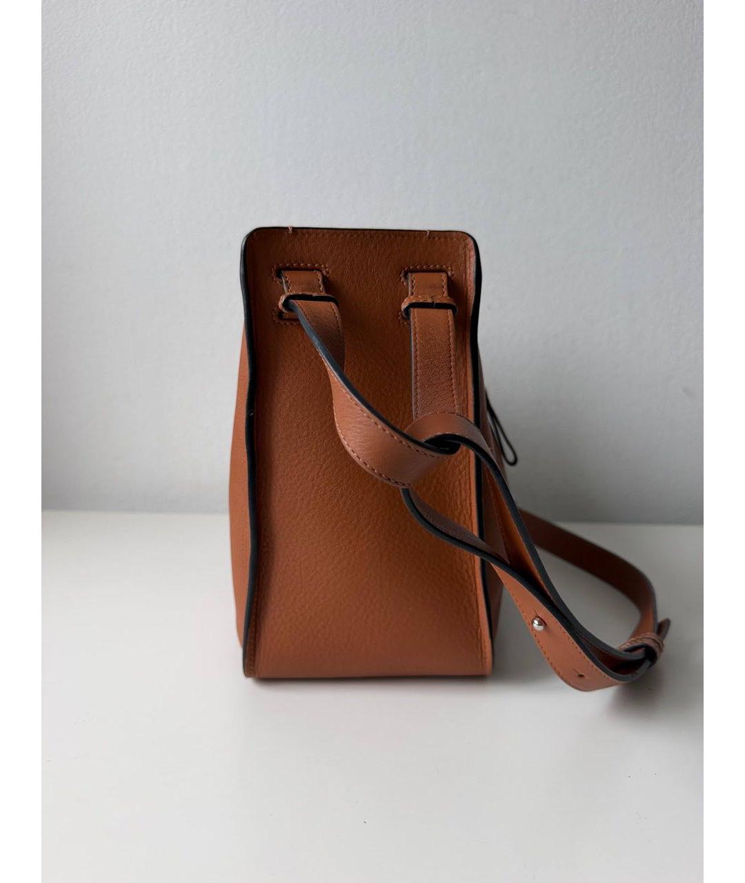 LOEWE Коричневая кожаная сумка тоут, фото 3