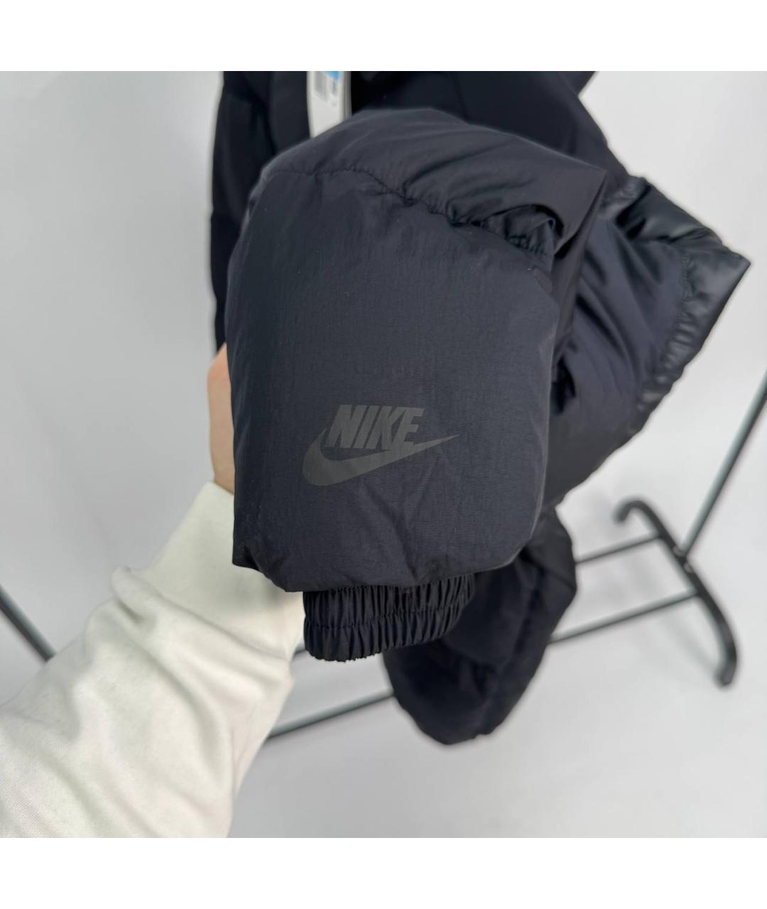 NIKE Черный пуховик, фото 3