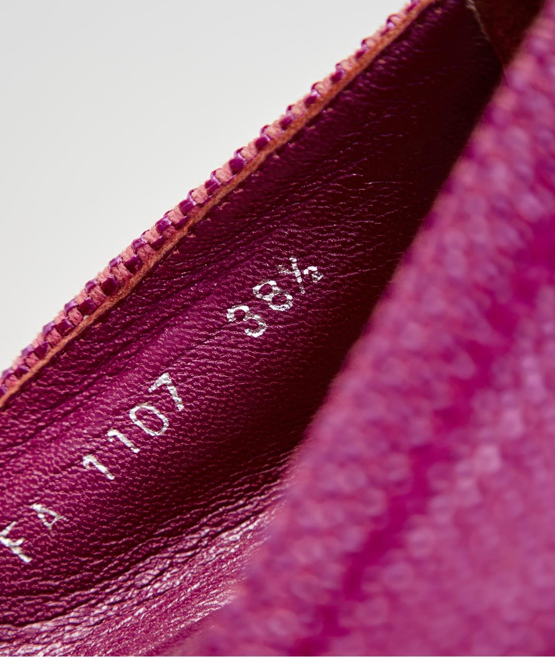CHRISTIAN DIOR Розовые текстильные балетки, фото 5