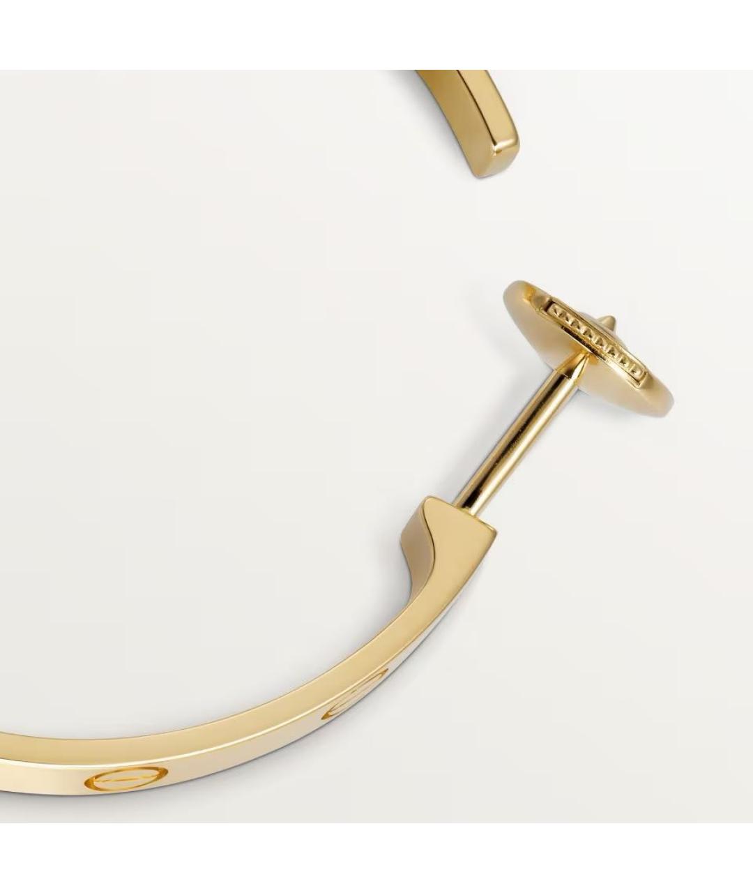 CARTIER Золотые серьги из желтого золота, фото 3