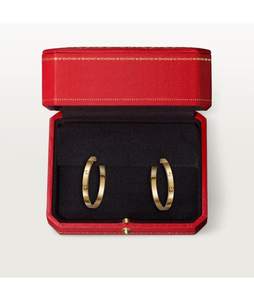 CARTIER Золотые серьги из желтого золота, фото 6