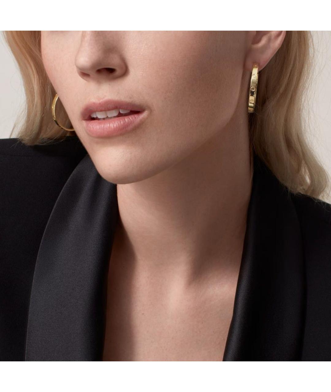 CARTIER Золотые серьги из желтого золота, фото 5